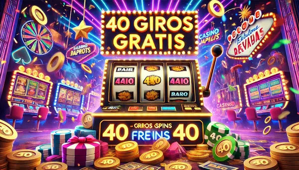 40 tiradas gratis sin depósito
