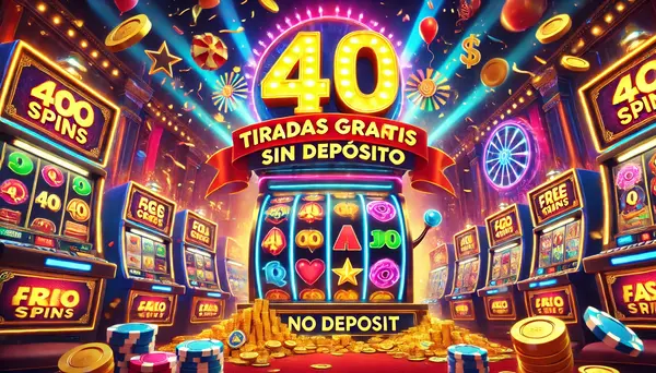 40 tiradas gratis sin depósito
